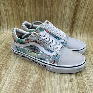 Women's Size 9.5 - Vans Old Skool x Disney World 50th Anniversary Park Map Shoes